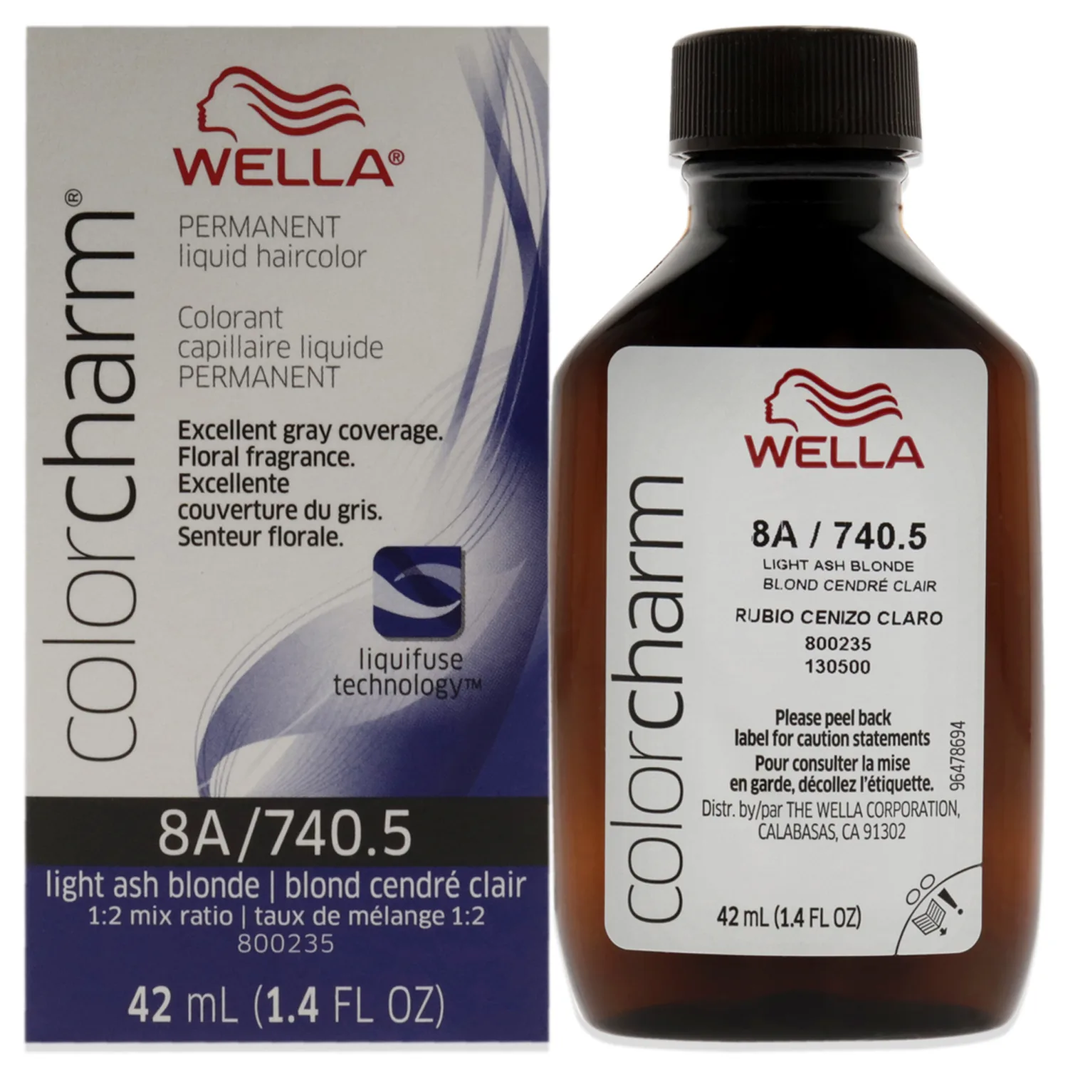 Wella Color Charm 8A Light Ash Blonde 1.42 oz