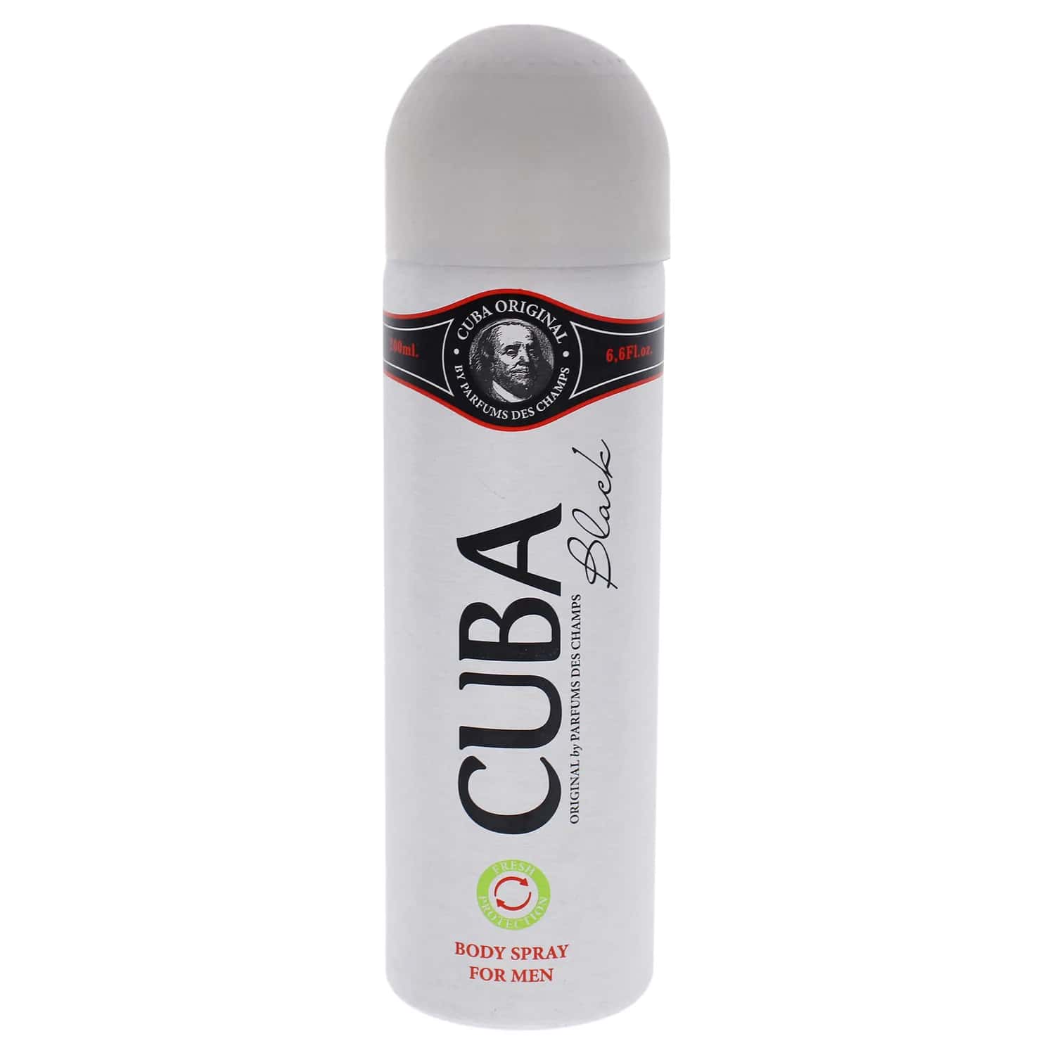Cuba Black Body Spray 195ml / 6.6 oz for Men
