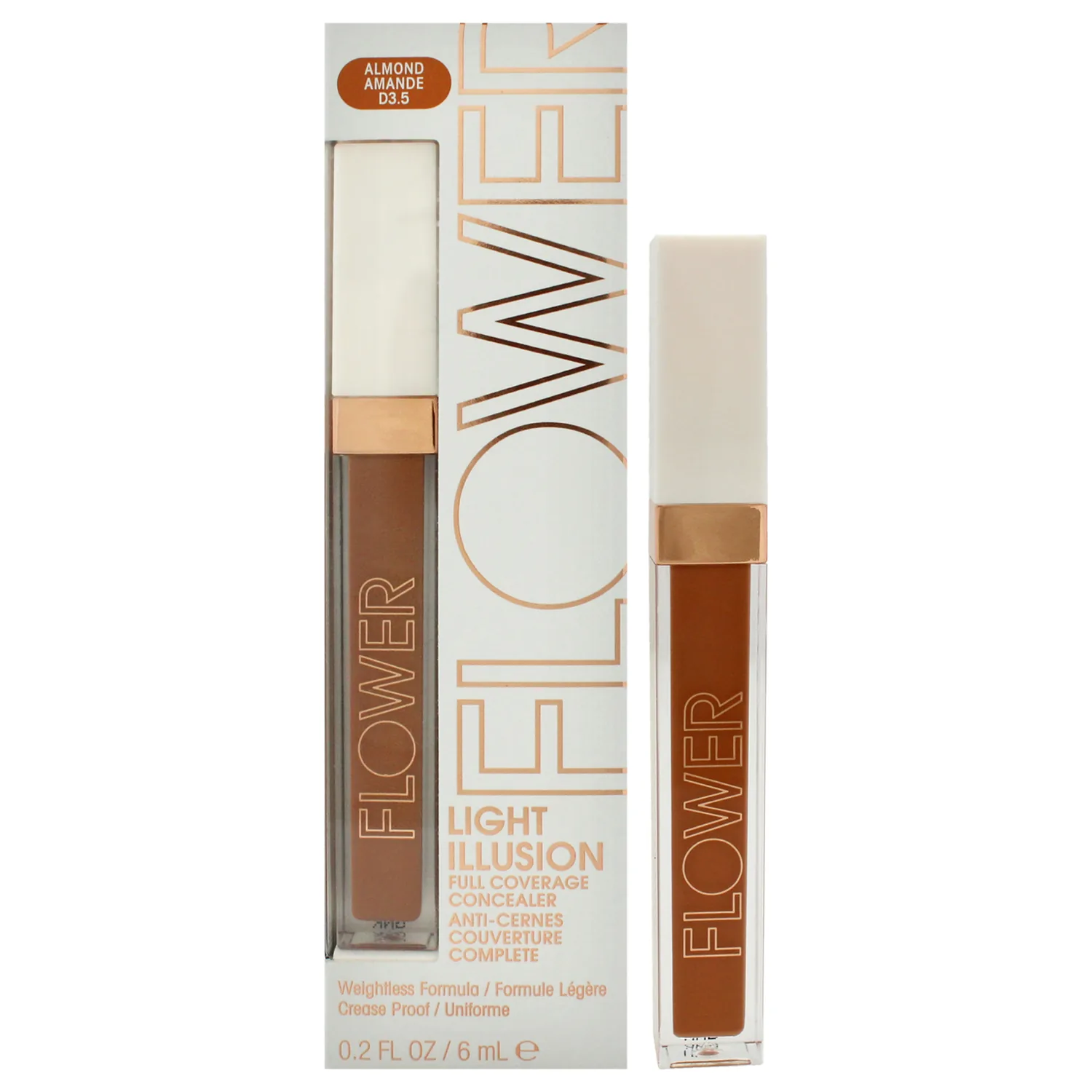 Flower Beauty Light Illusion Full Coverage - D3.5 Almond Concealer 0.2