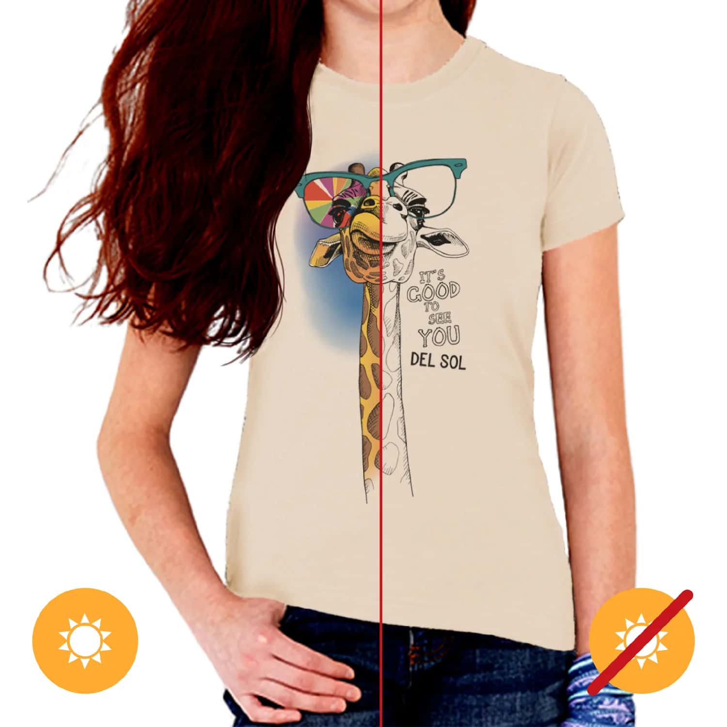 Del Sol Color Changing Crew Tee - Good To See You