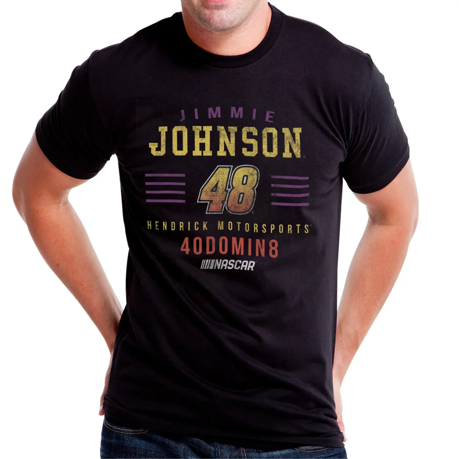 DelSol Color-Changing Jimmie Johnson Classic Crew Tee - Black for Men