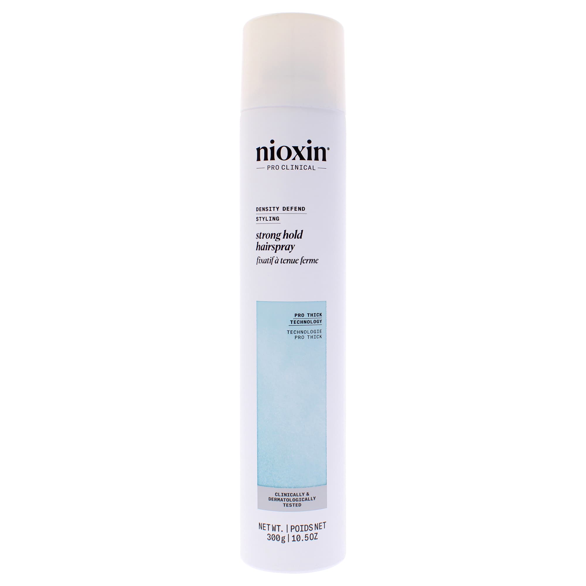 NIOXIN Density Defend Styling Strong Hold Hairspray For Long-Lasting Hairstyles Humidity Resistant 10.6 Fl oz.